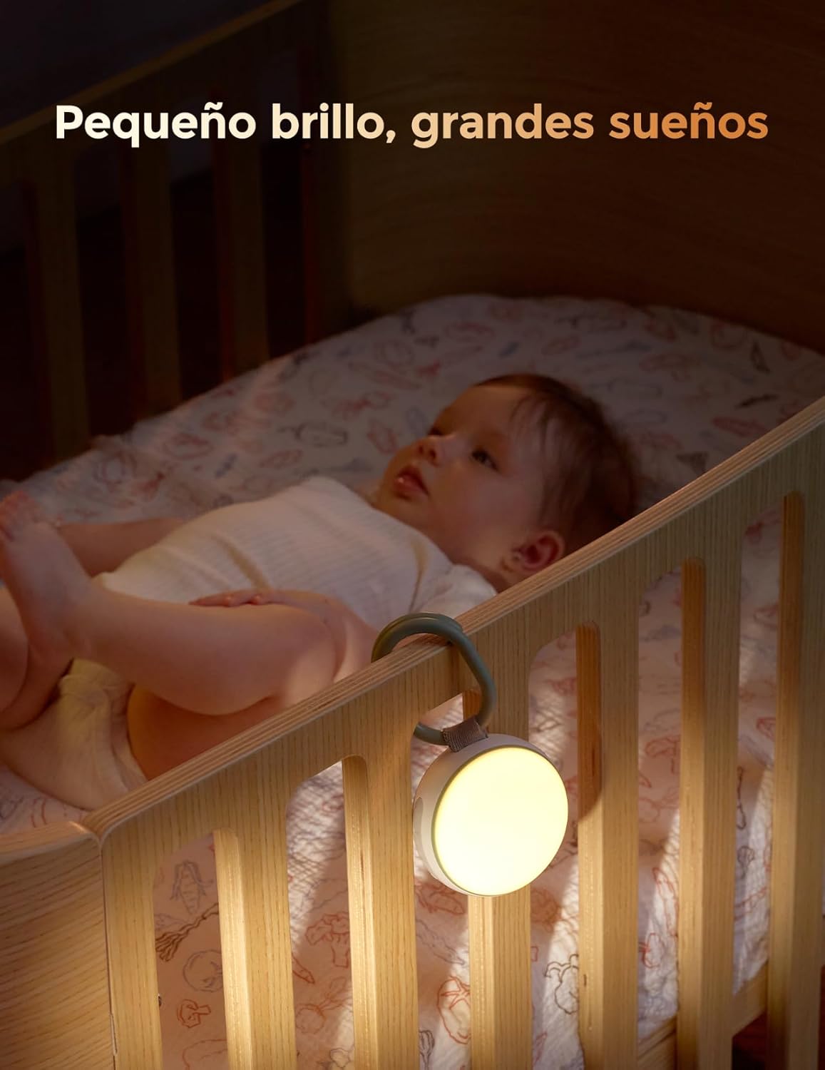 Luz nocturna + ruido blanco portátil Momcozy